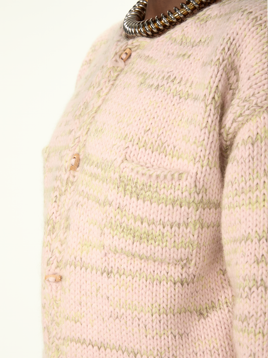 Freaky Knitted Roundneck Pink Mix - Magliano