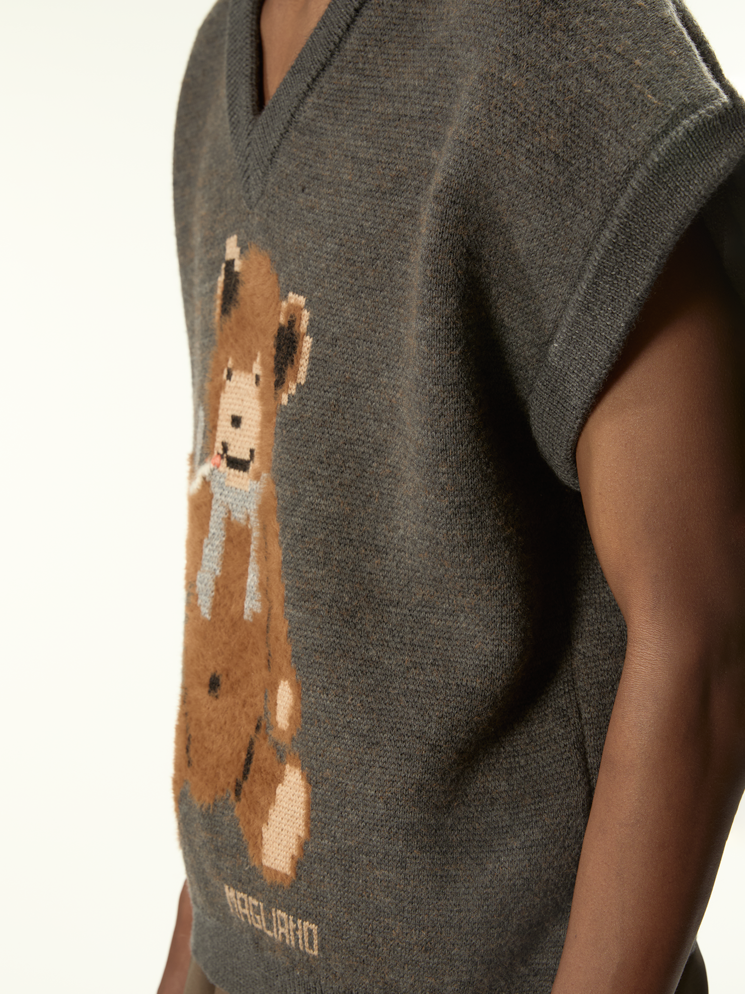 Teddy Bear Vest Hazelnut - Magliano