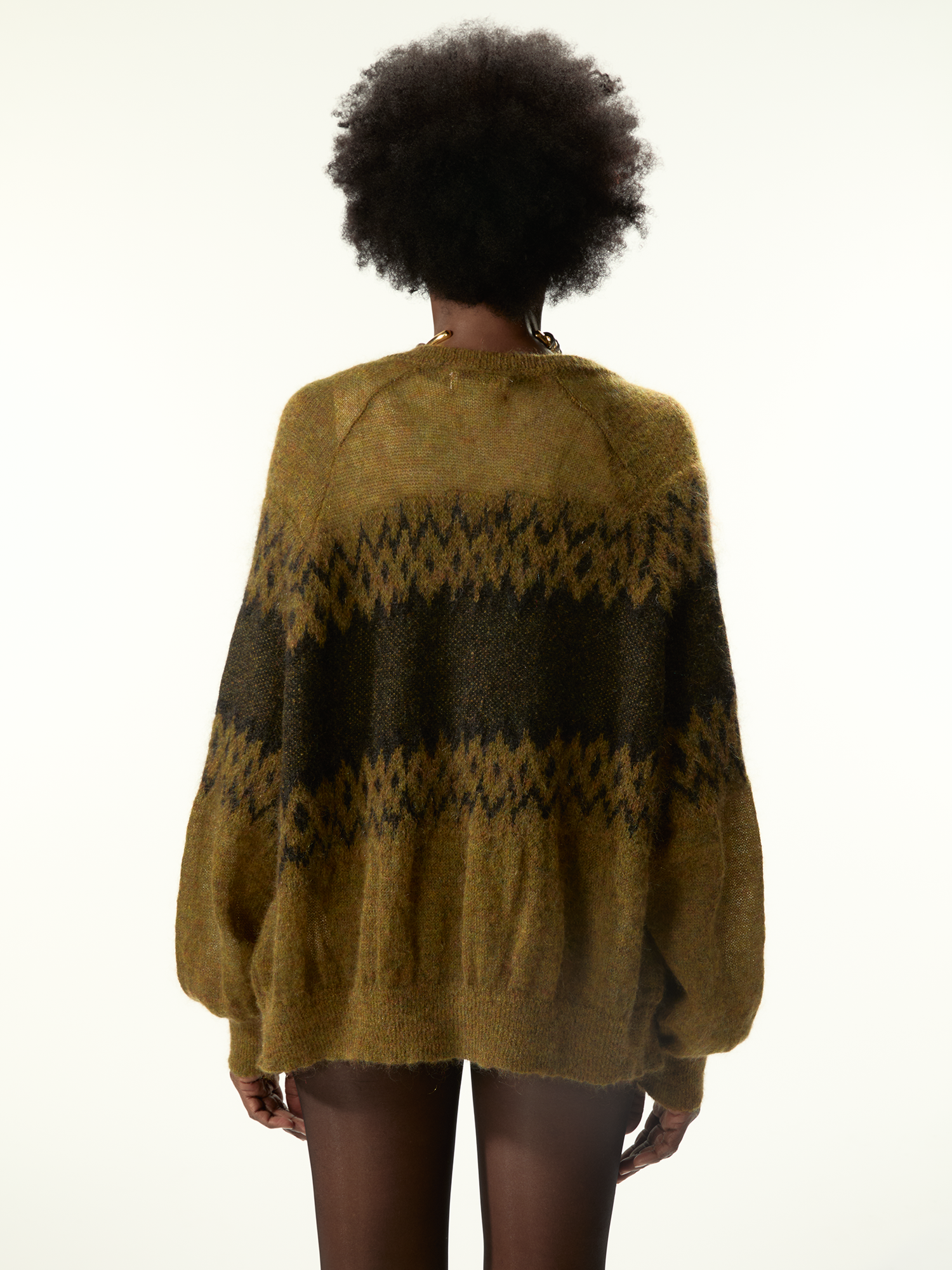 Christmas Sweater Rave Yellow - Magliano