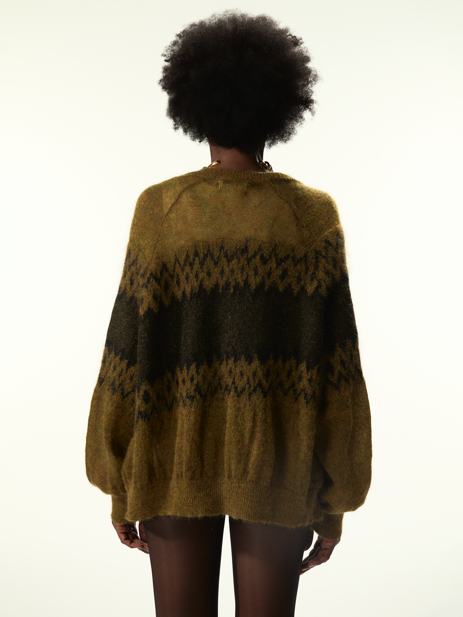 Christmas Sweater Rave Yellow - Magliano