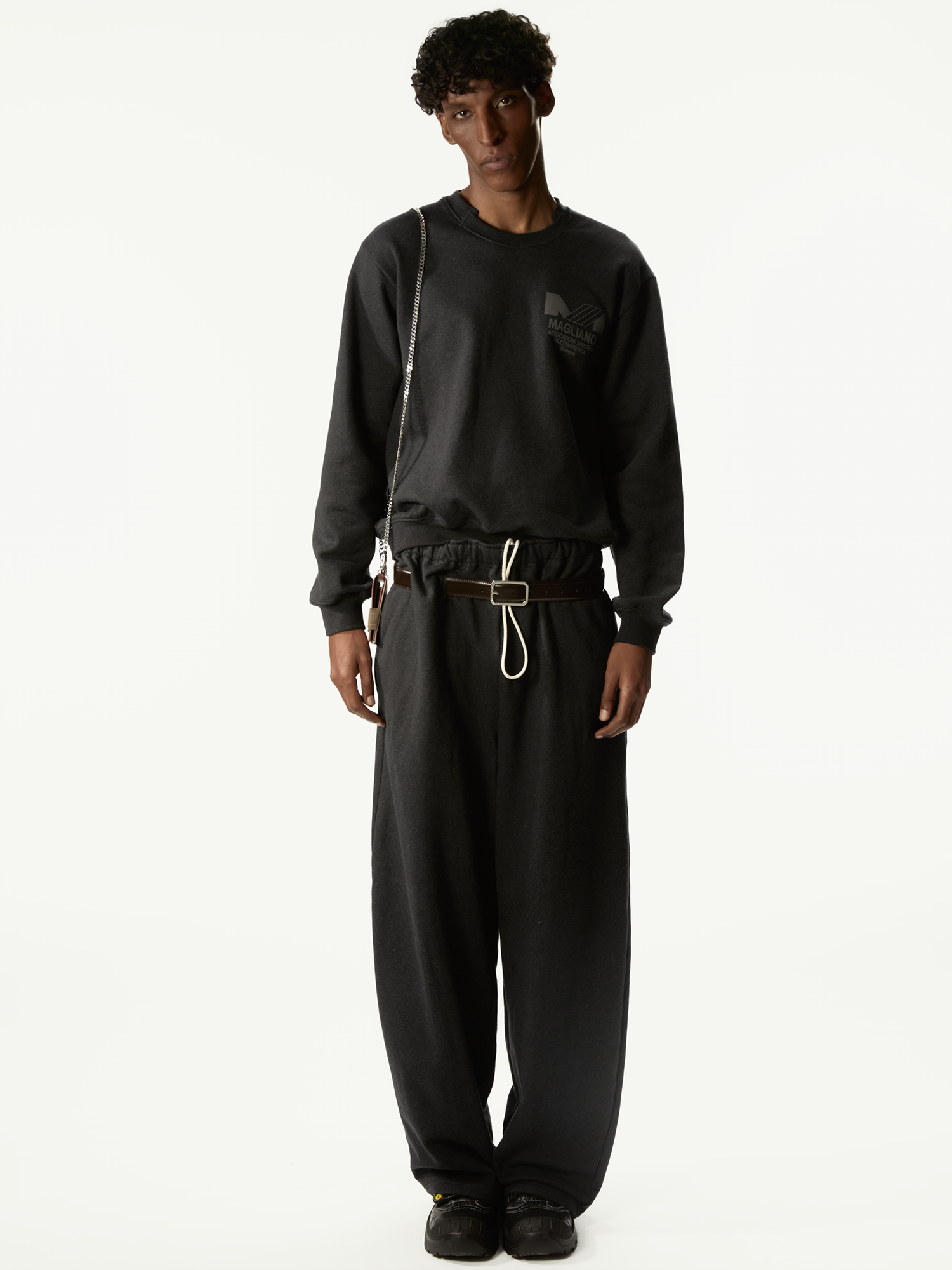 Polisportiva Crewneck Off Black - Magliano