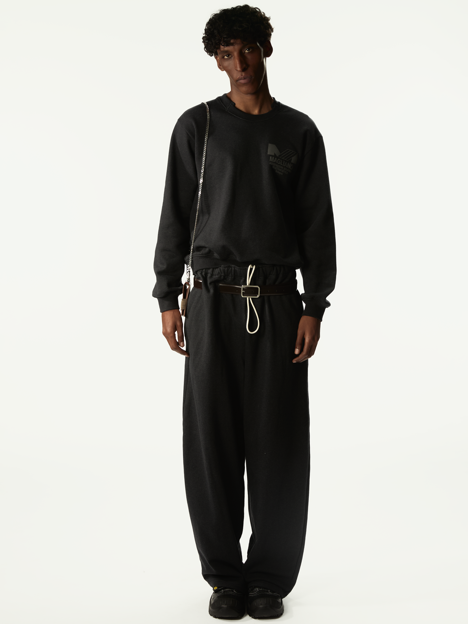 Polisportiva Crewneck Off Black - Magliano
