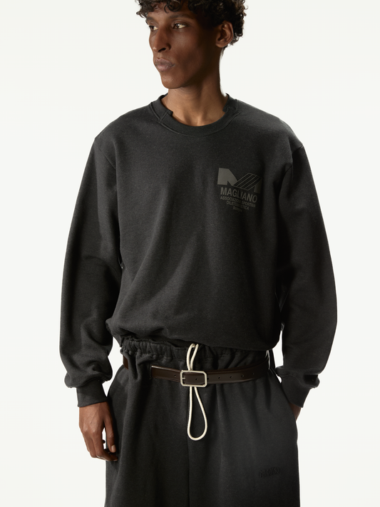Polisportiva Crewneck Off Black - Magliano
