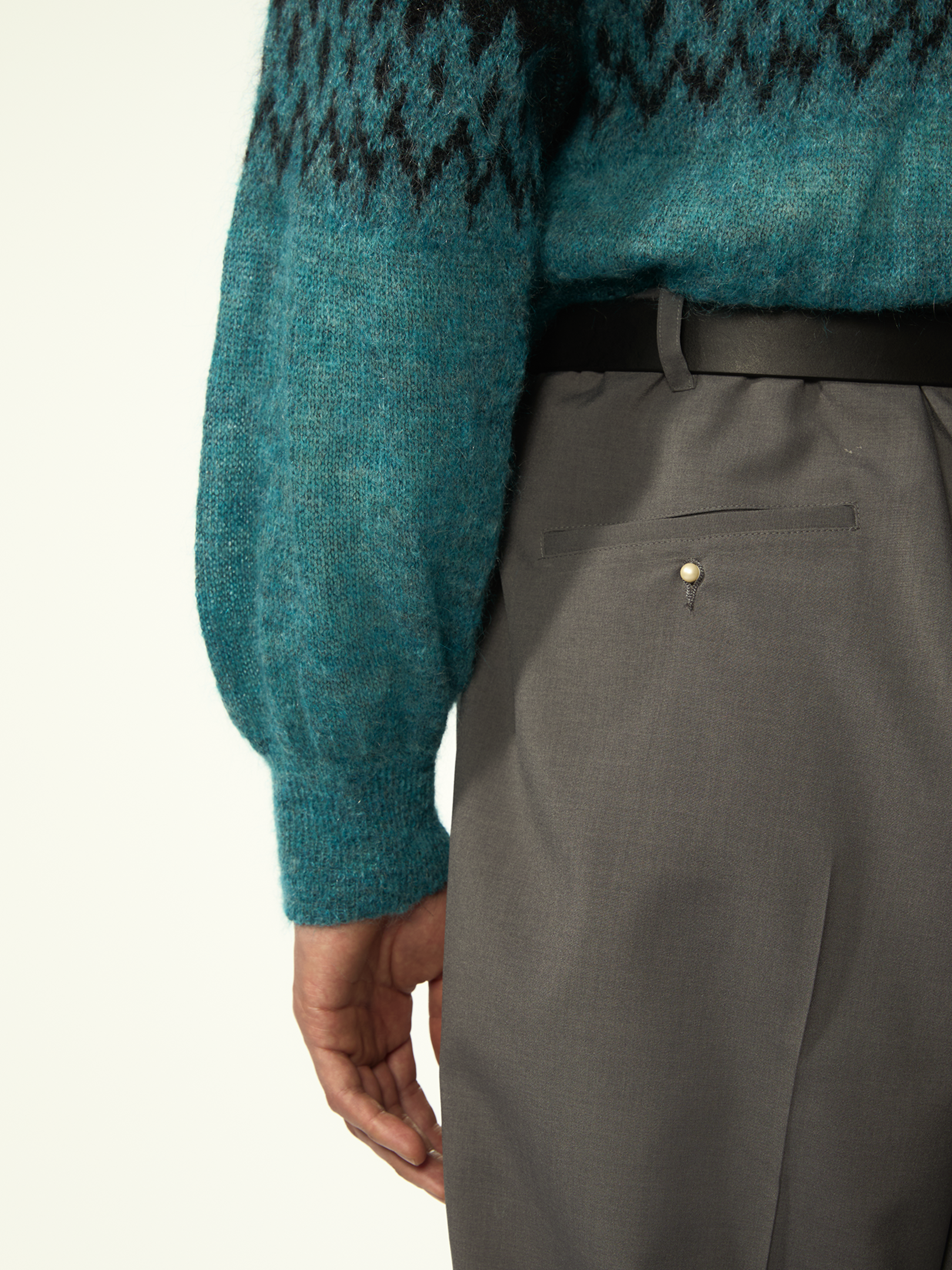 People'S Pants Grey - Magliano