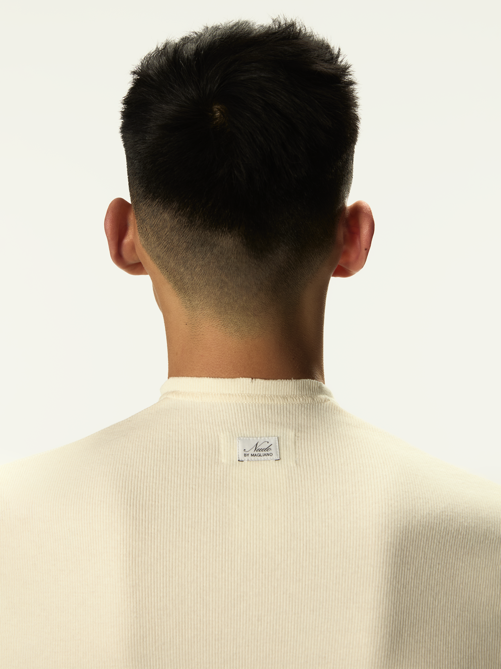 Nudo Serafino Long Sleeve Dirty White - Magliano