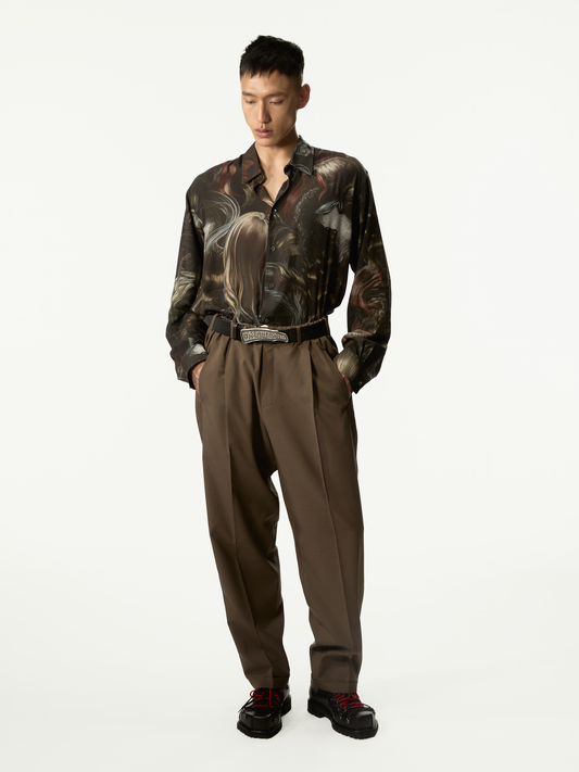 Wig Shirt Brown Mix - Magliano