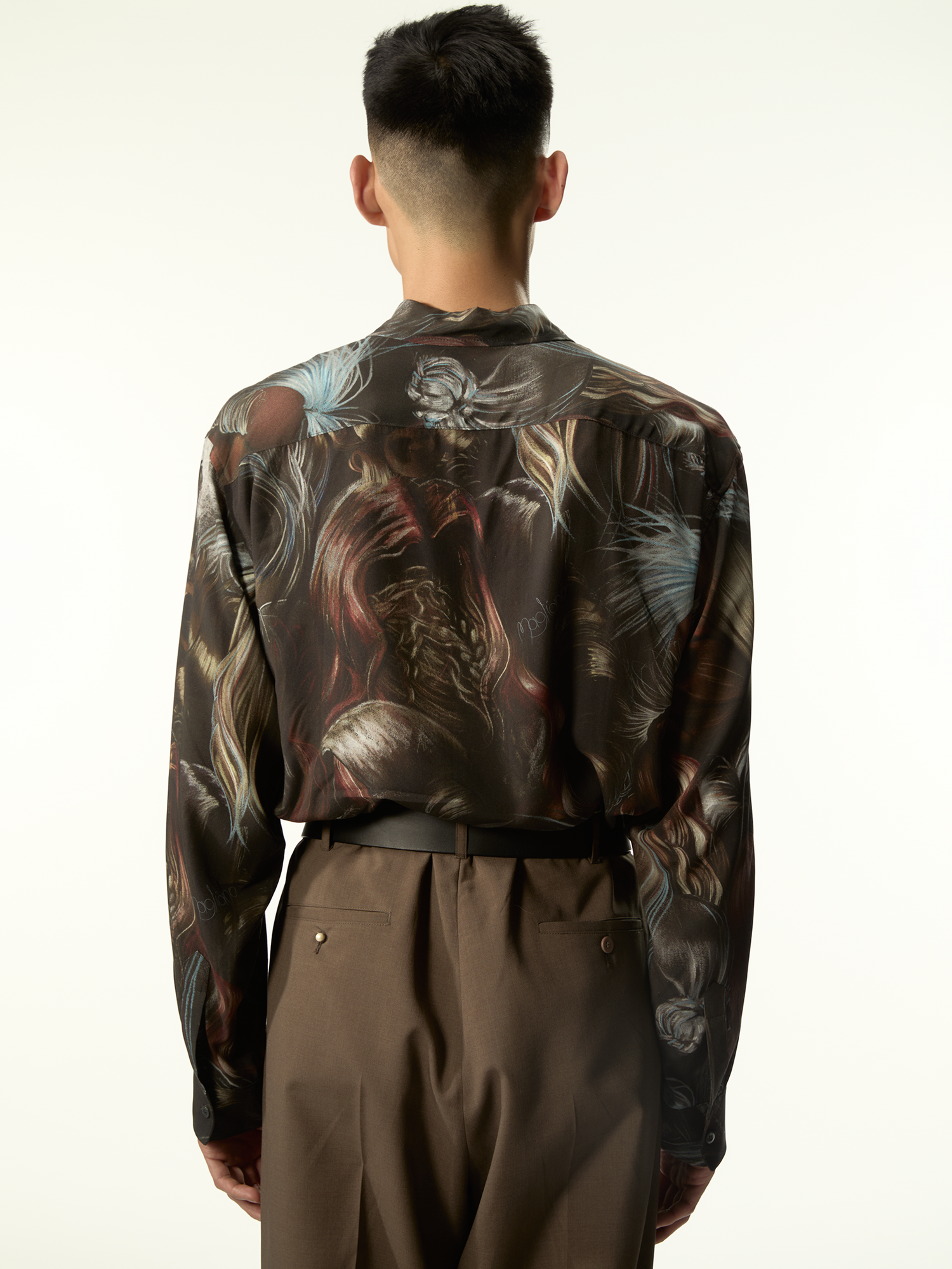 Wig Shirt Brown Mix - Magliano