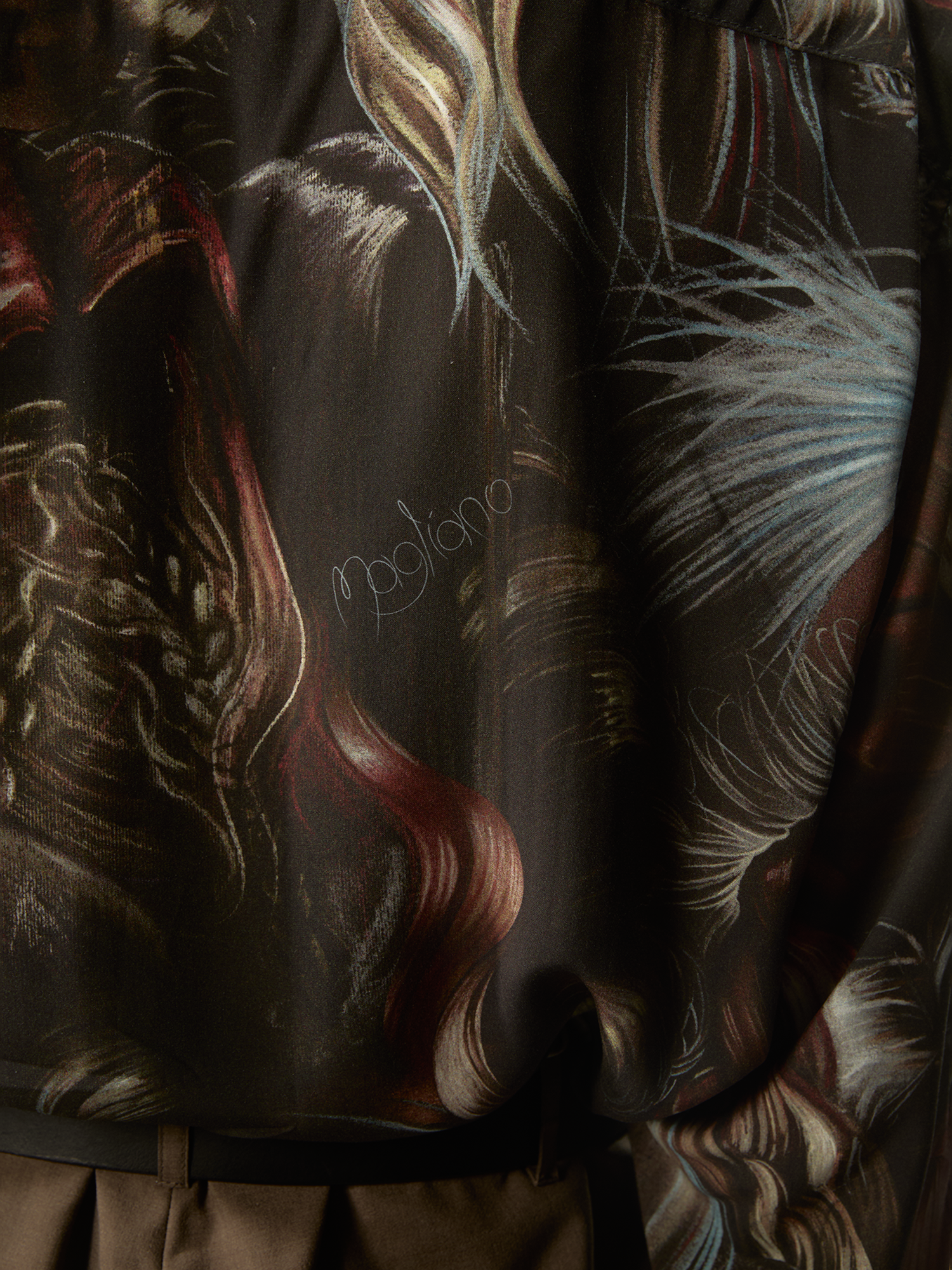 Wig Shirt Brown Mix - Magliano