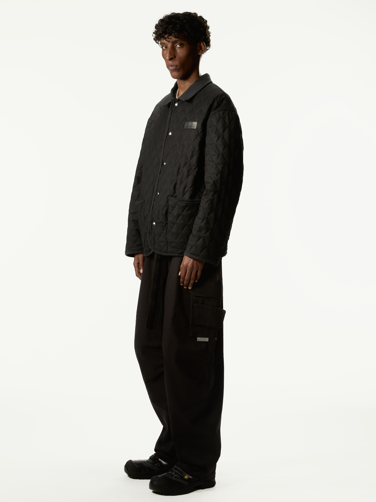 Prof Padded Jacket Black - Magliano