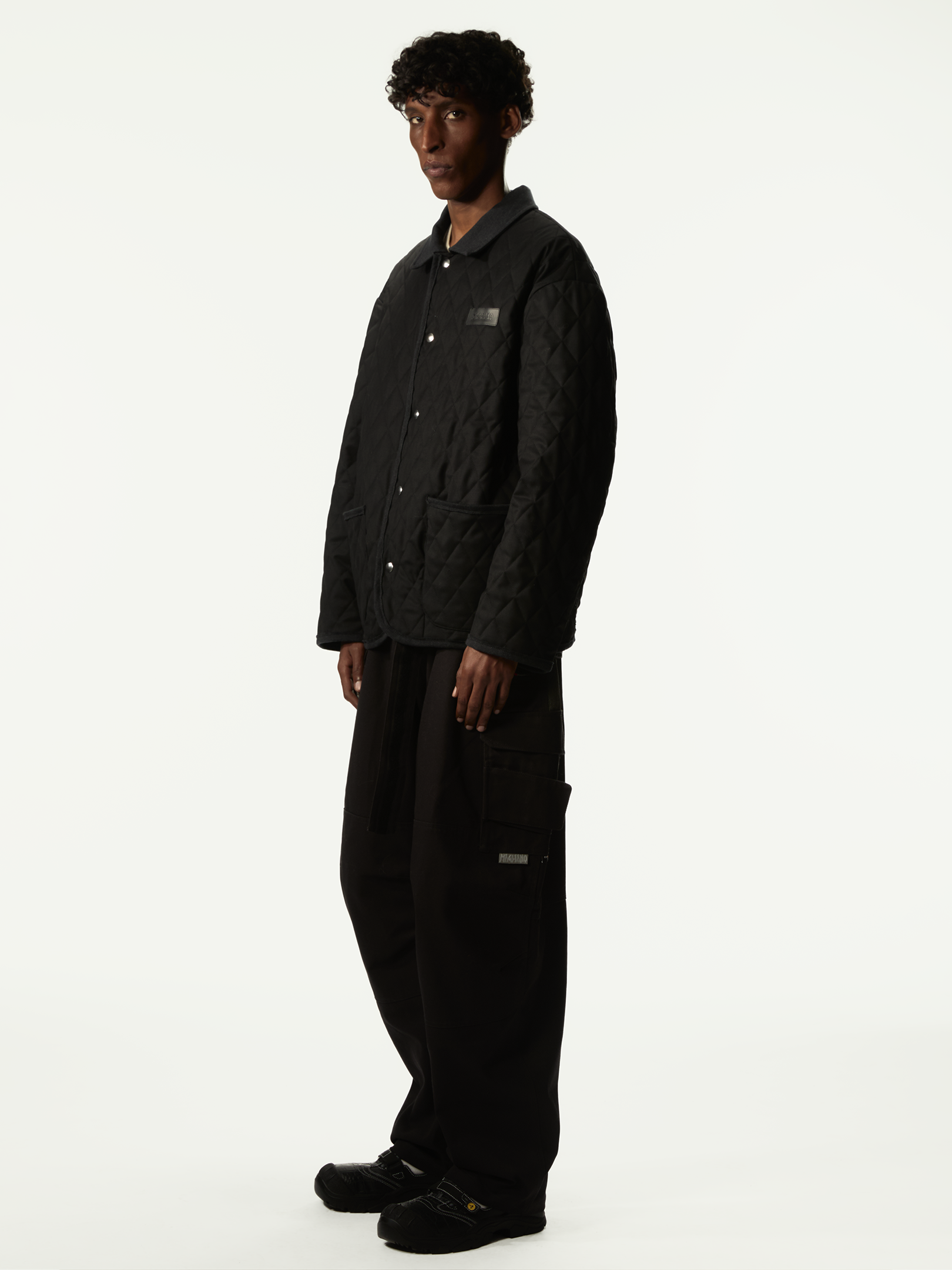 Prof Padded Jacket Black - Magliano