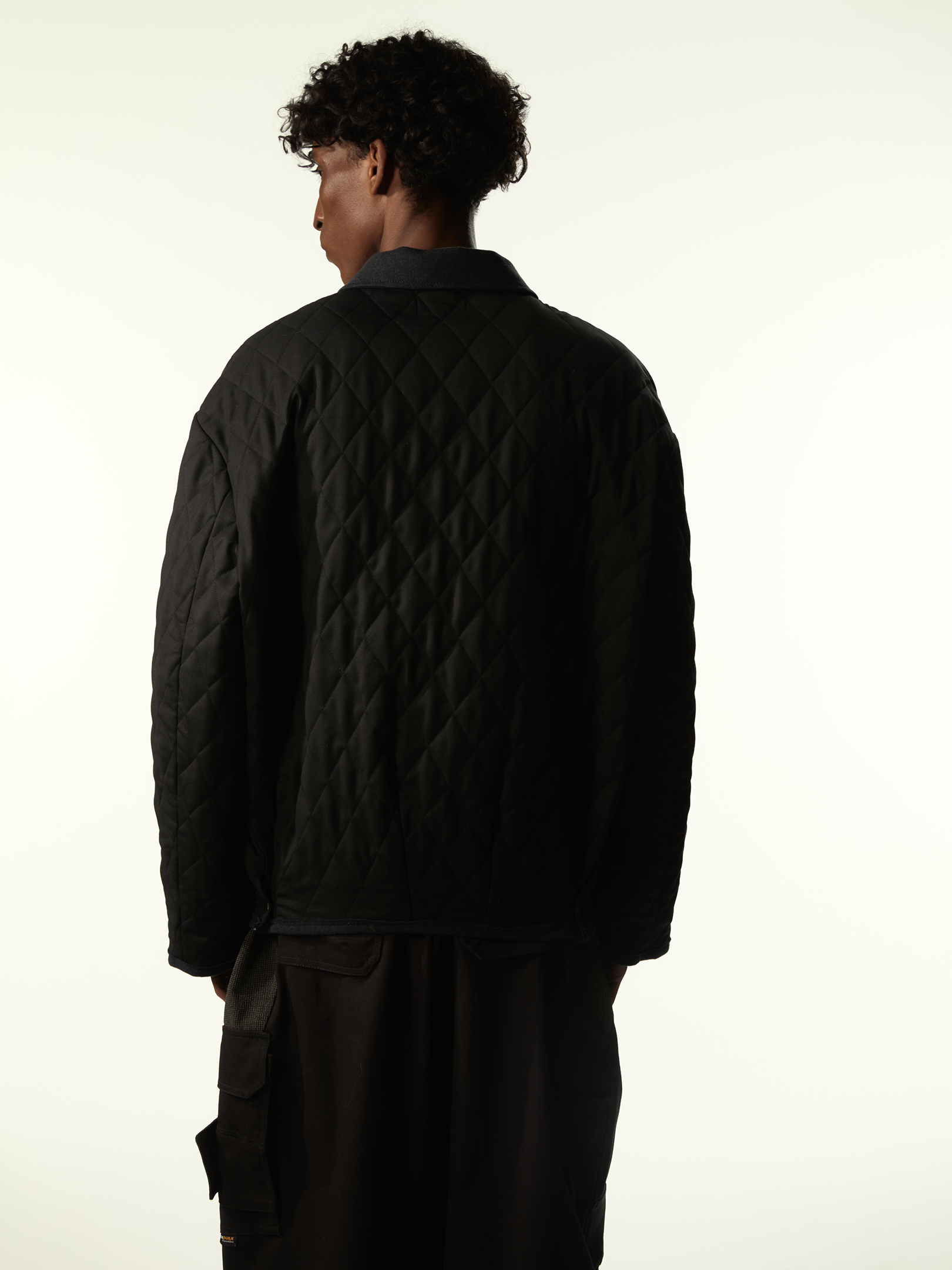 Prof Padded Jacket Black - Magliano