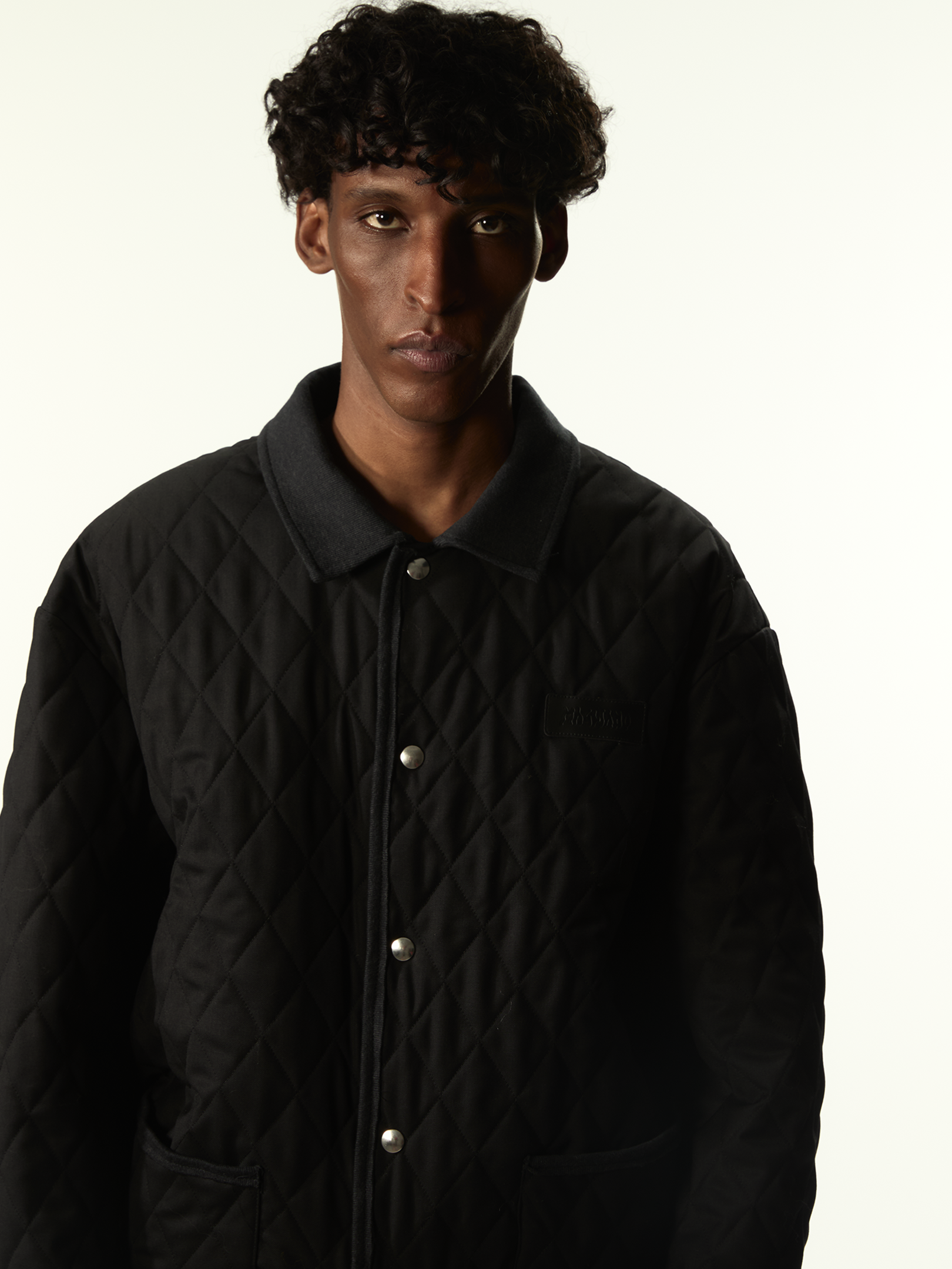 Prof Padded Jacket Black - Magliano