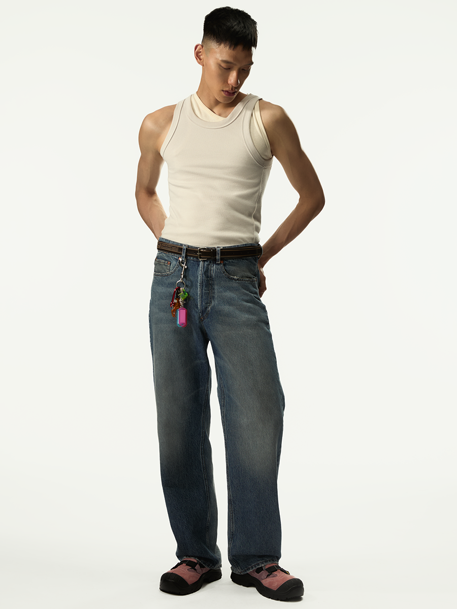 Flattone Denim Sky Ice - Magliano