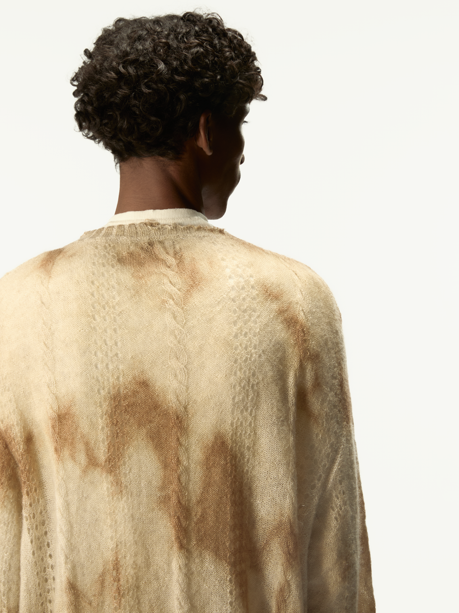 Dusty Swarovski Cardigan Beige - Magliano
