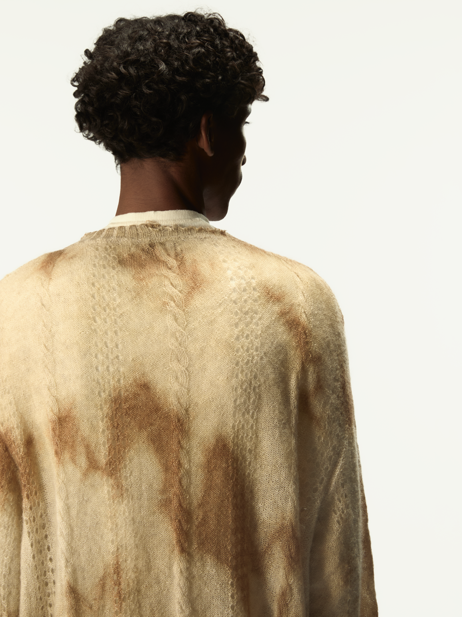 Dusty Swarovski Cardigan Beige - Magliano