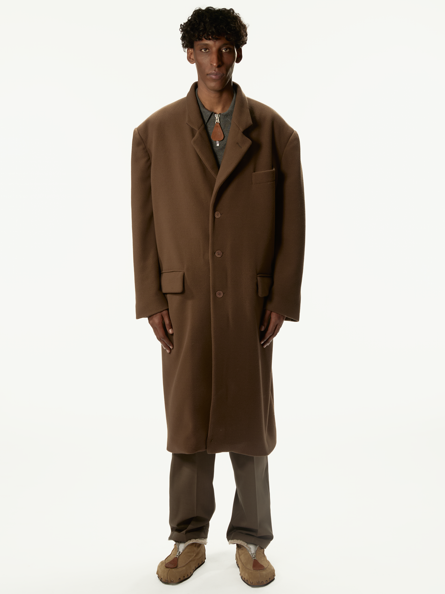 Polleggio Coat Brown - Magliano