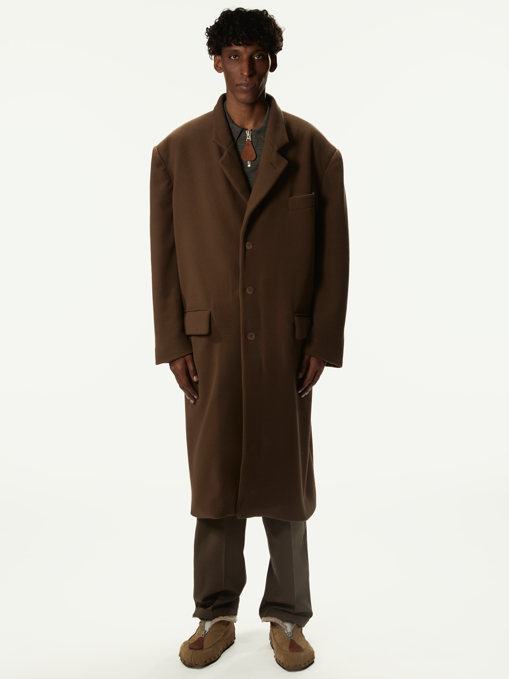 Polleggio Coat Brown - Magliano