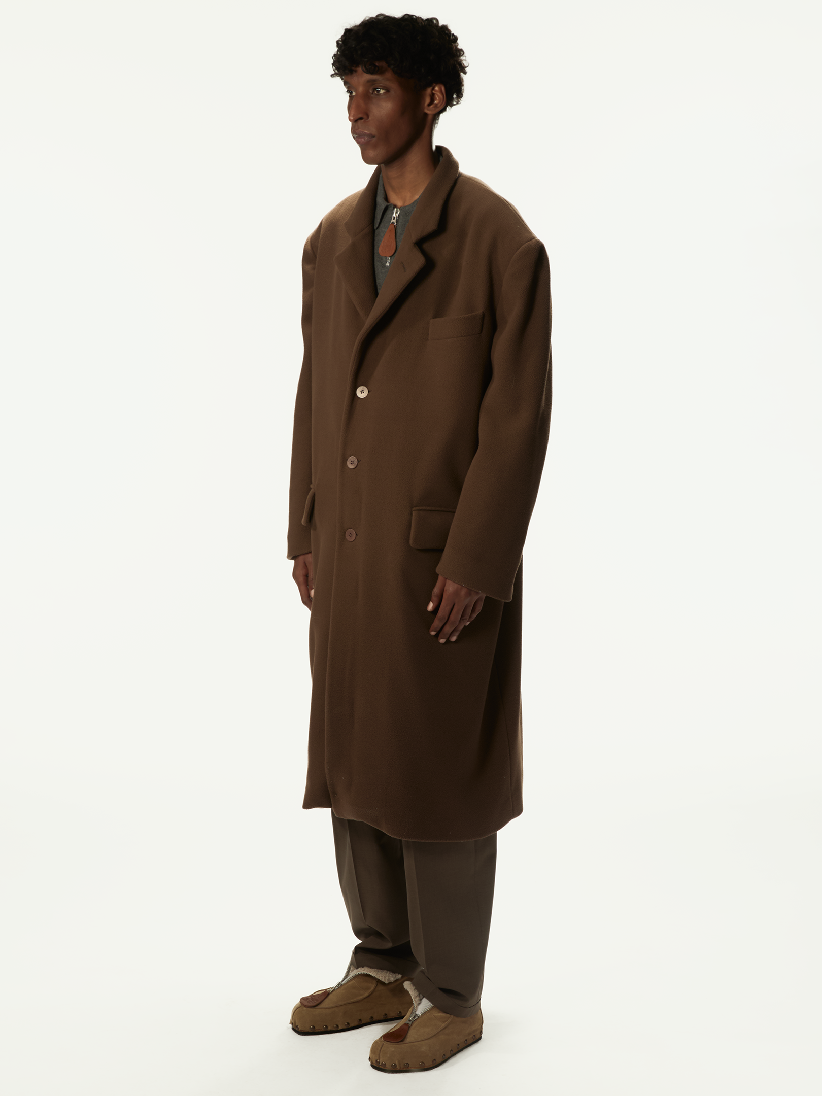 Polleggio Coat Brown - Magliano