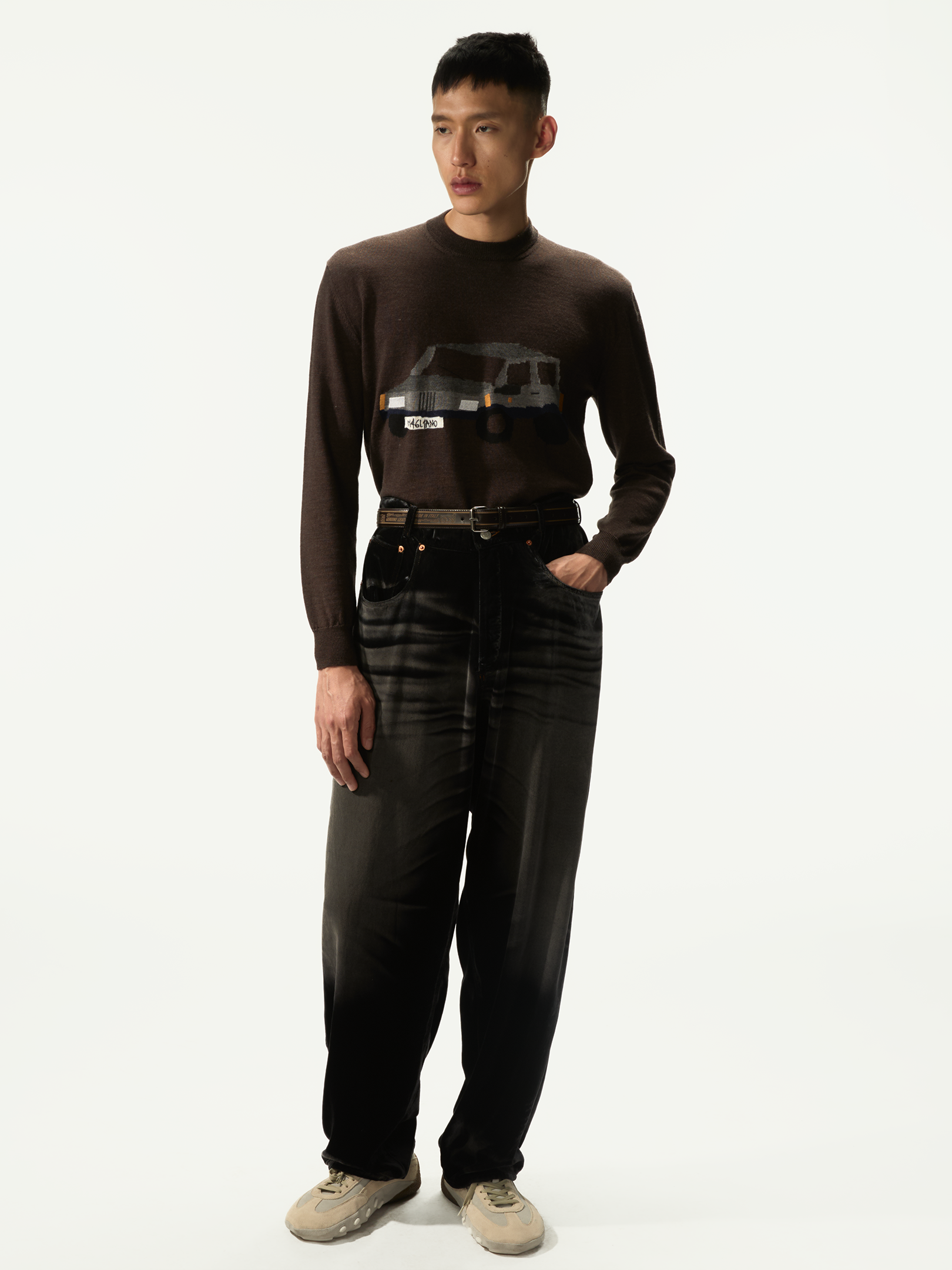Pandino Knit Brown - Magliano