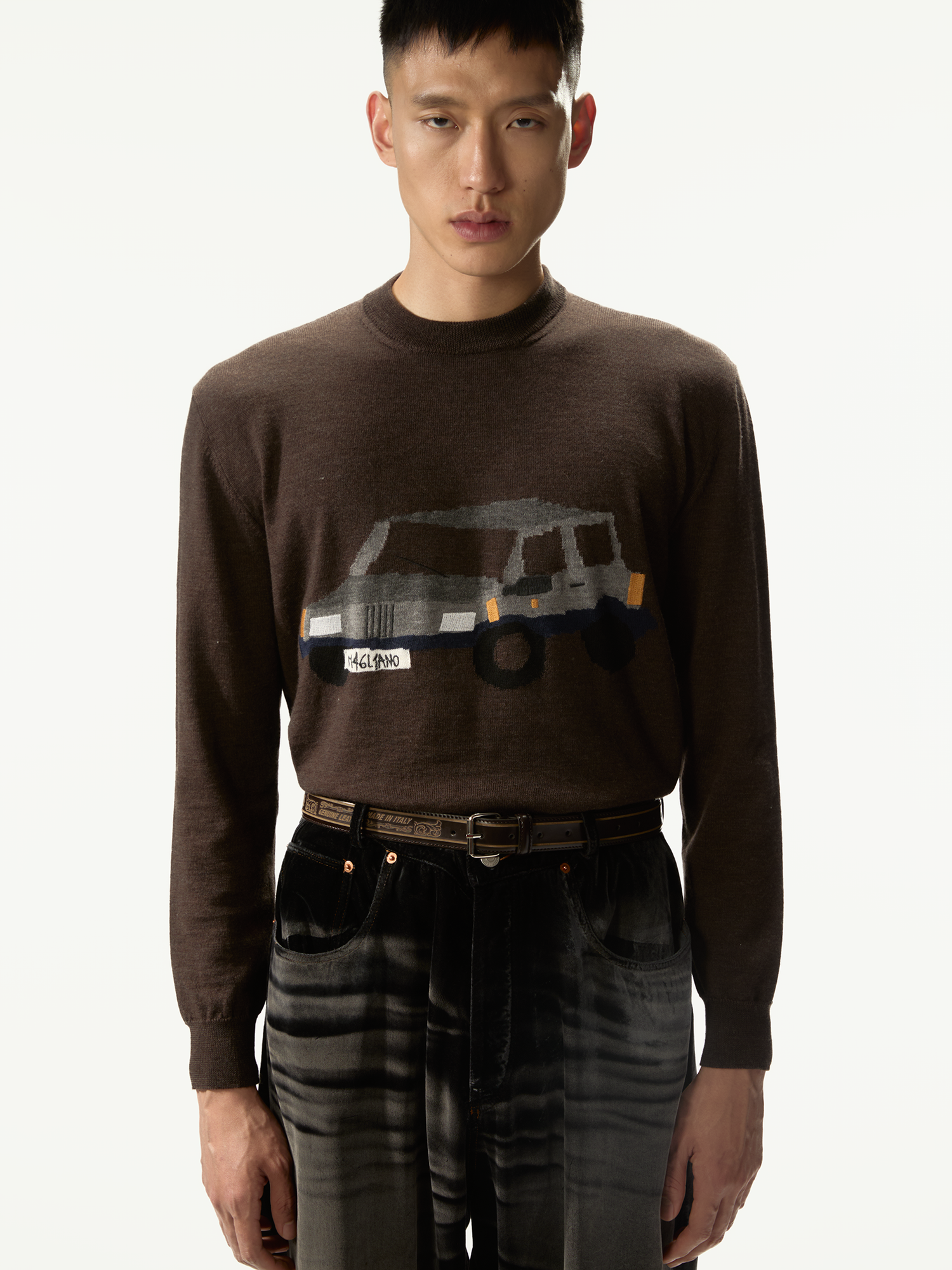 Pandino Knit Brown - Magliano