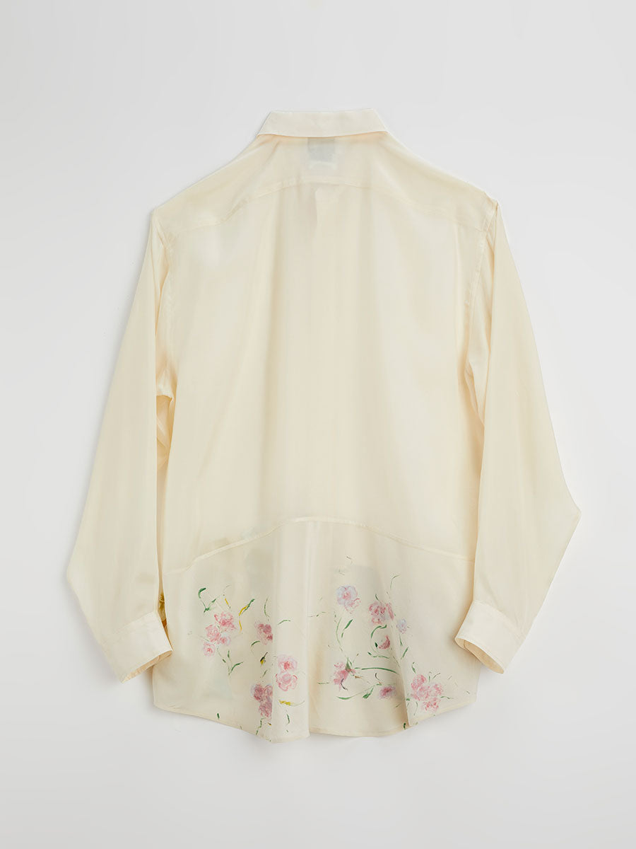 New Romanticone Shirt Dirty White - Magliano