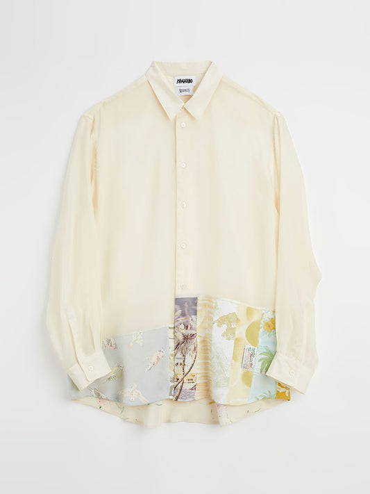 New Romanticone Shirt Dirty White - Magliano