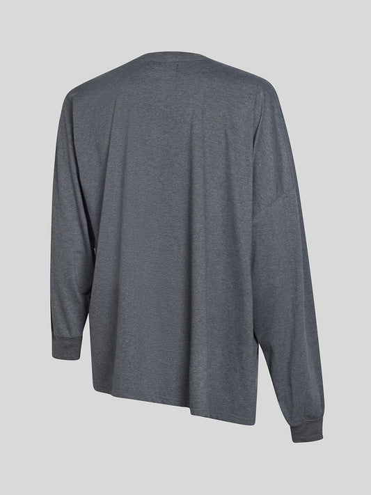 I Suffer Long Sleeve Off Black - Magliano