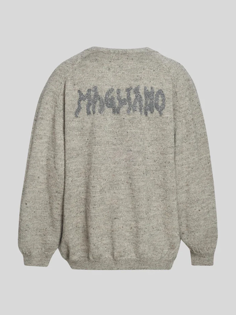Grampa Cardigan Light Grey - Magliano