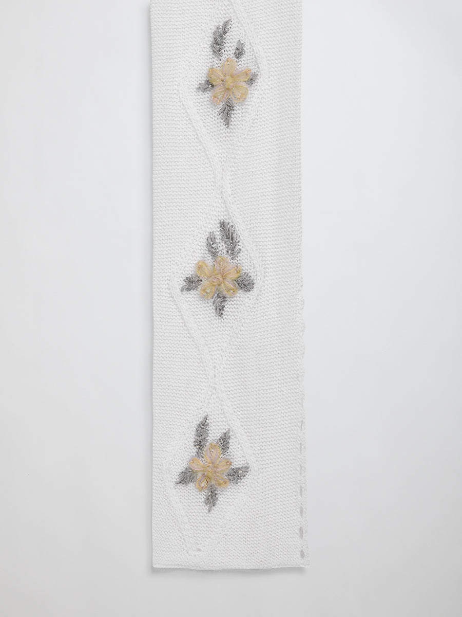 Cormagliano Scarf White - Magliano