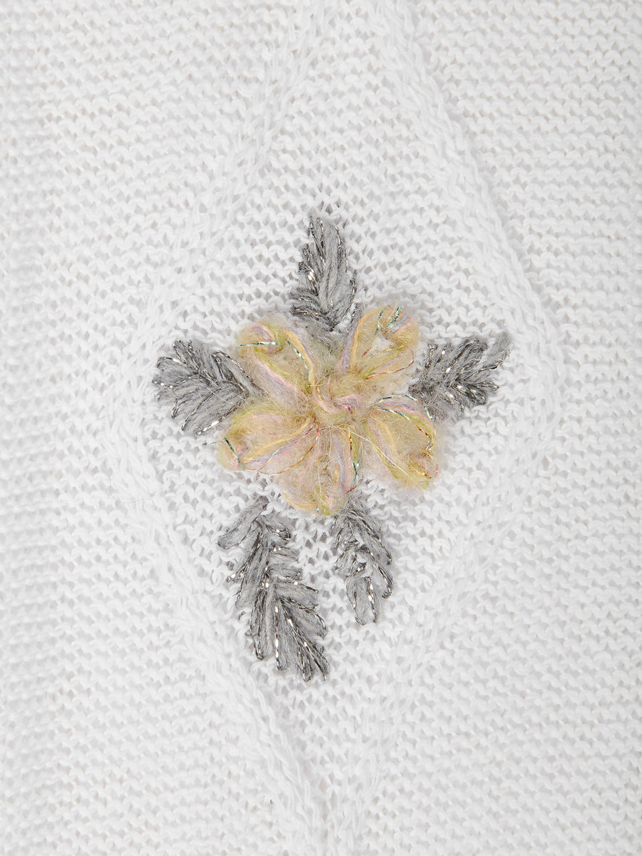 Cormagliano Scarf White - Magliano