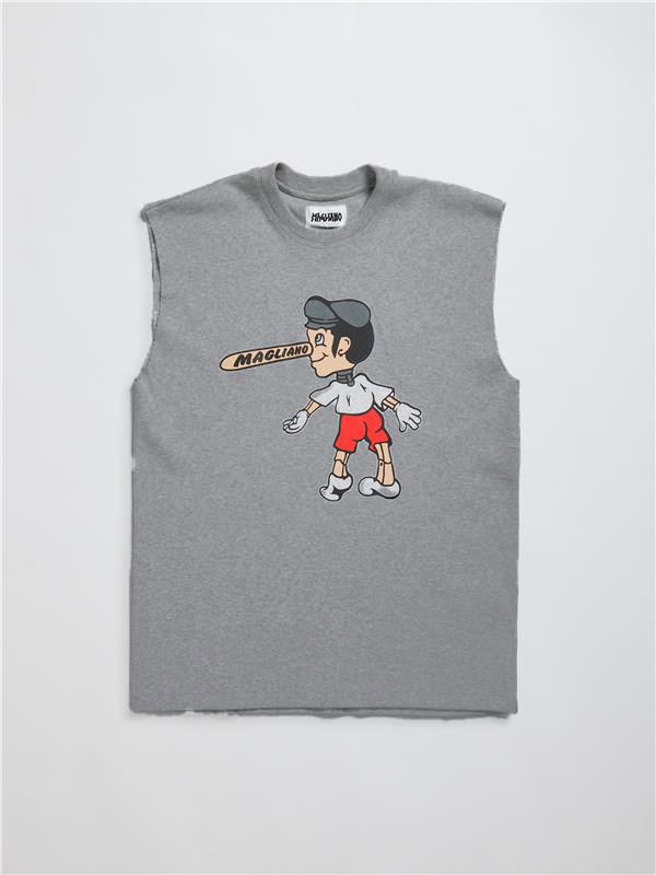 Mascotte Tank Dark Melange - Magliano