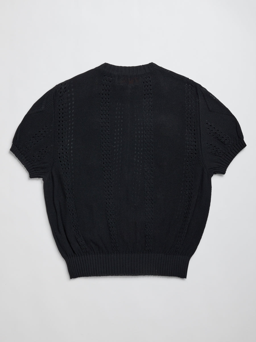 Cormagliano Zipped Tee Black - Magliano