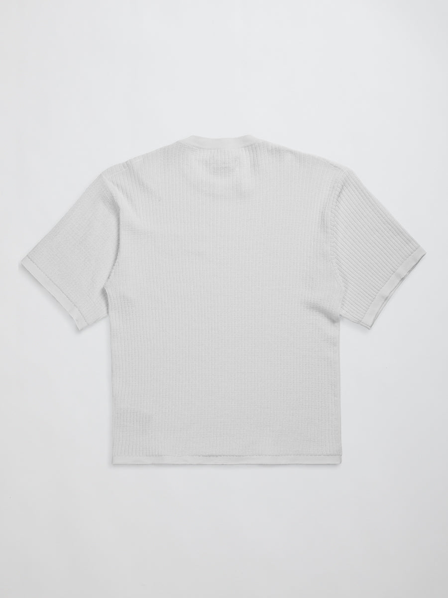 Waffle Tee White - Magliano