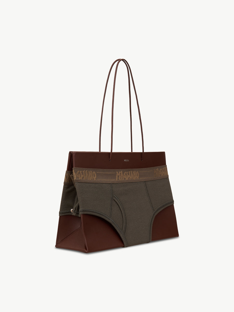 Magliano x Medea Big Mutanda Bag Brown