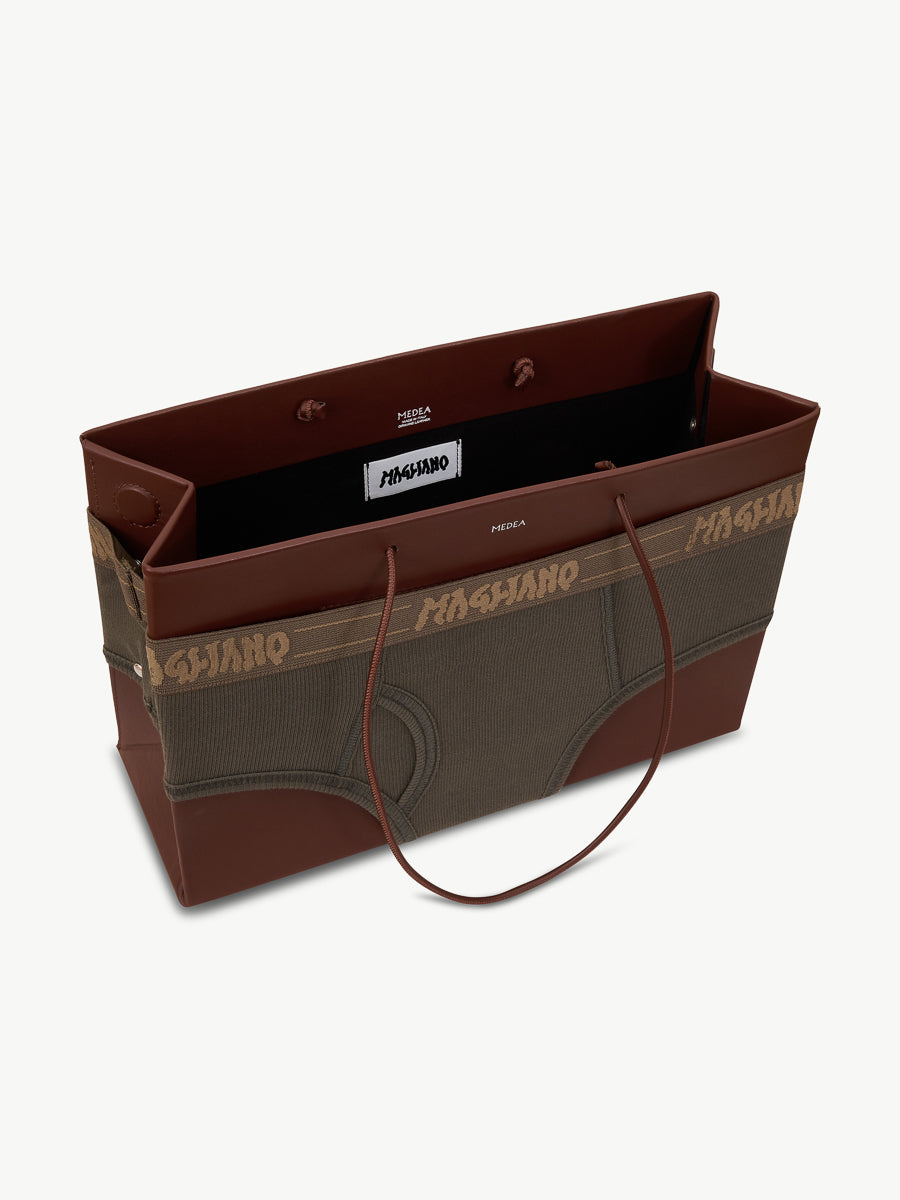 Magliano x Medea Big Mutanda Bag Brown