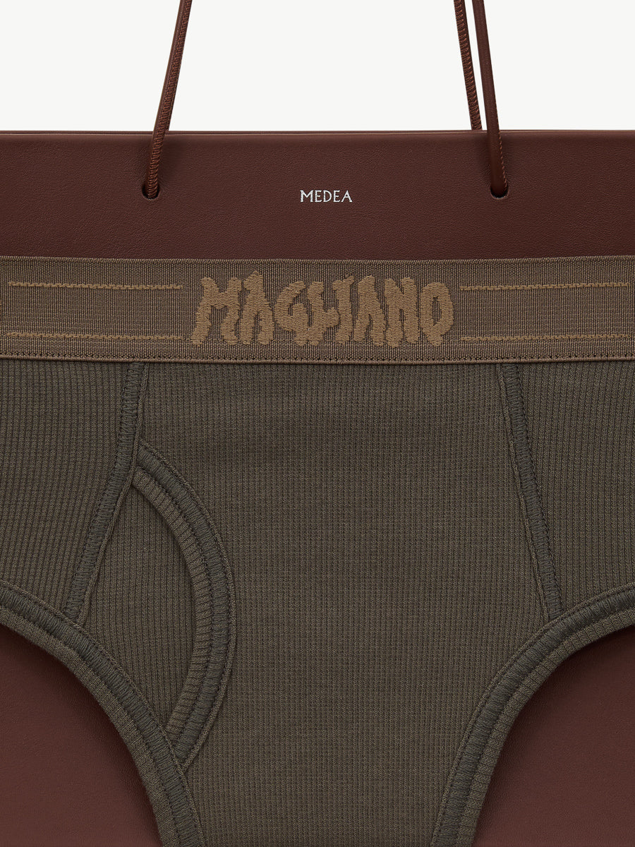 Magliano x Medea Big Mutanda Bag Brown