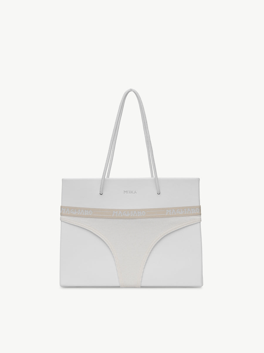 Magliano x Medea Small Mutanda Bag White