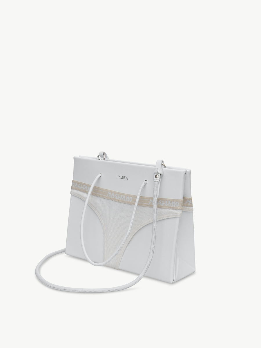 Magliano x Medea Small Mutanda Bag White