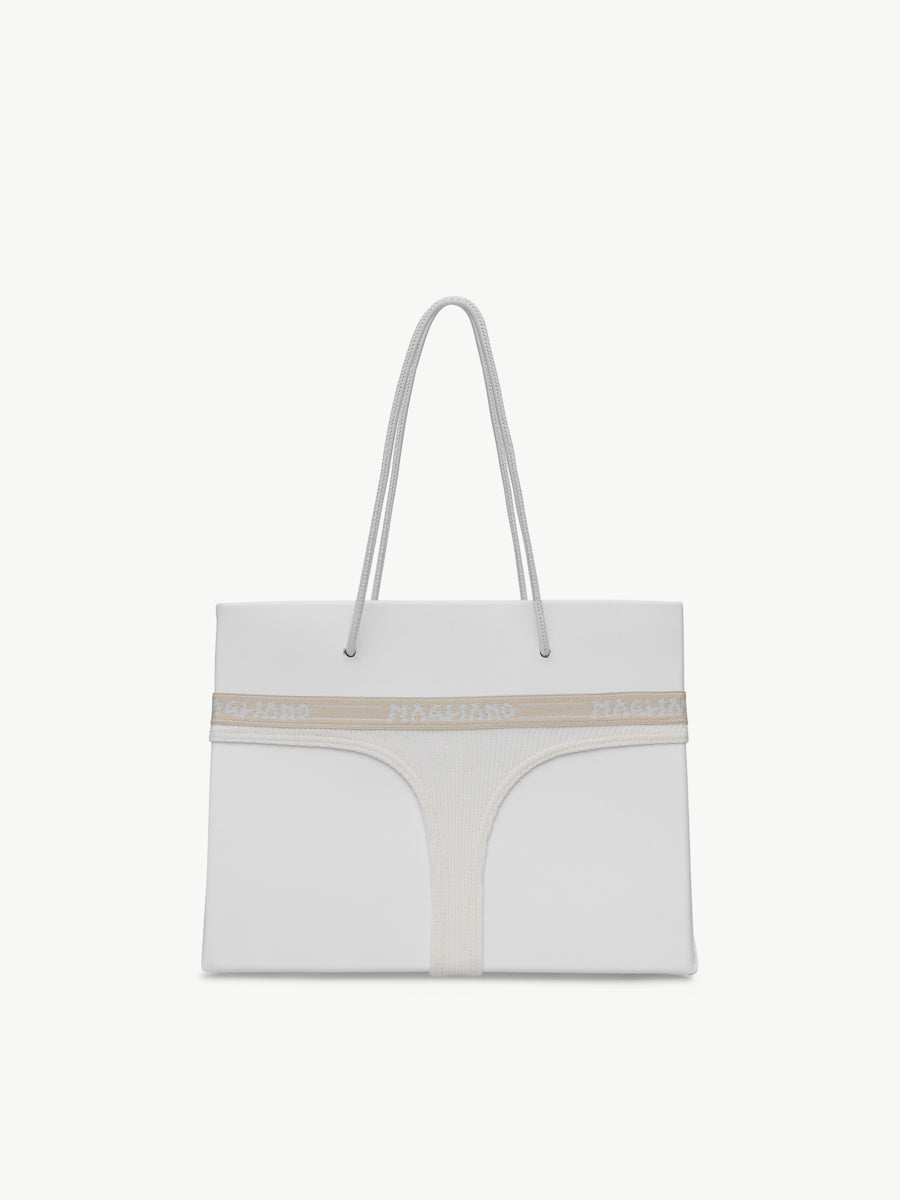 Magliano x Medea Small Mutanda Bag White