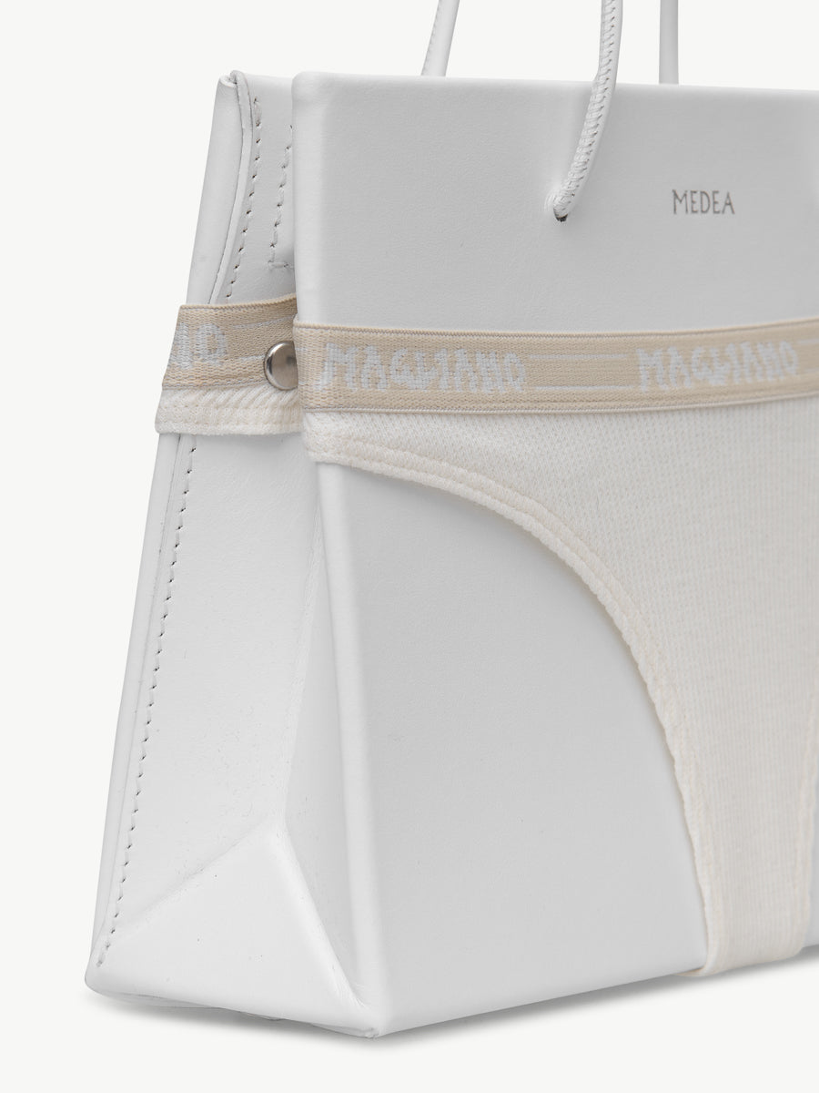 Magliano x Medea Small Mutanda Bag White