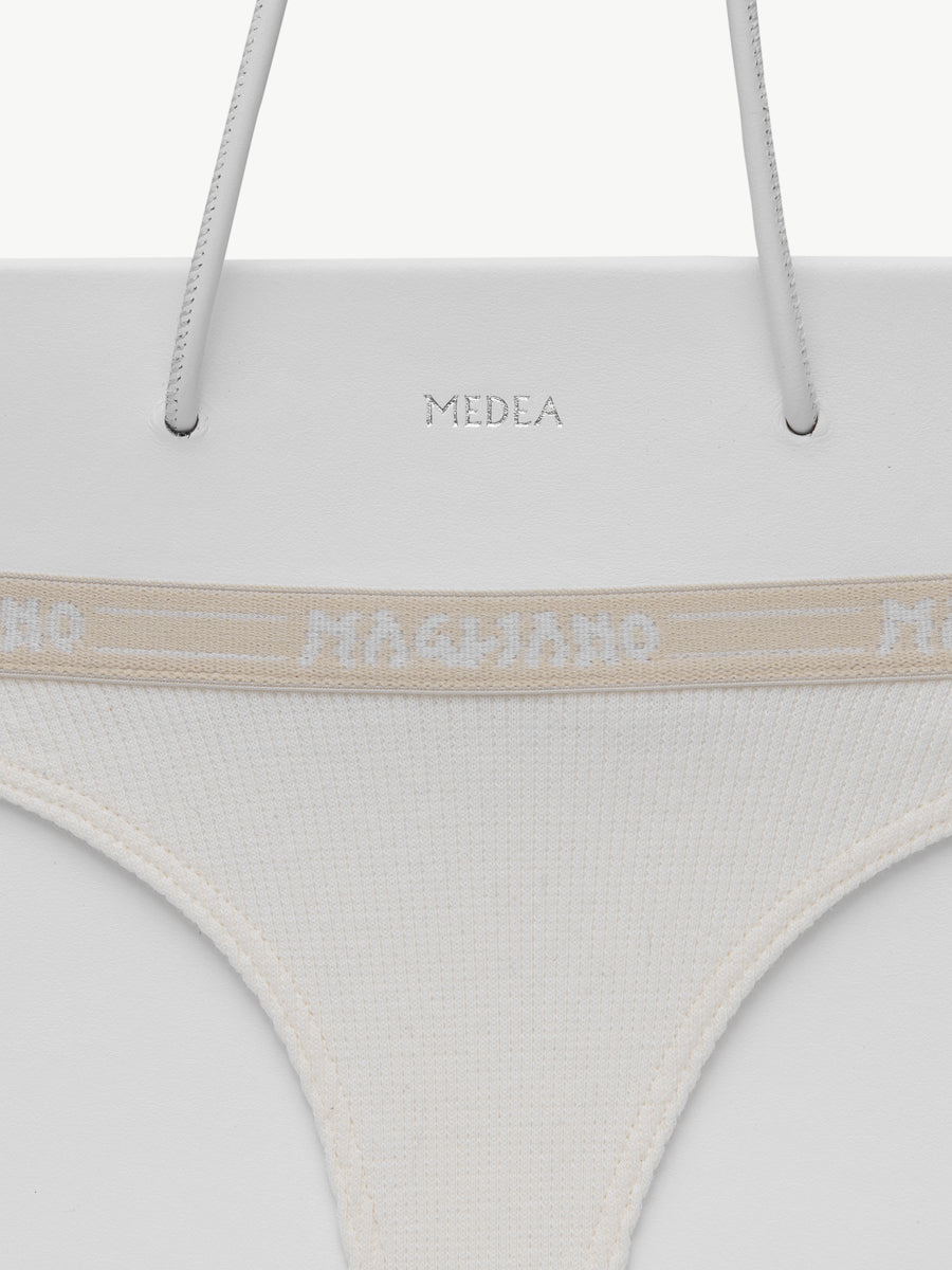 Magliano x Medea Small Mutanda Bag White