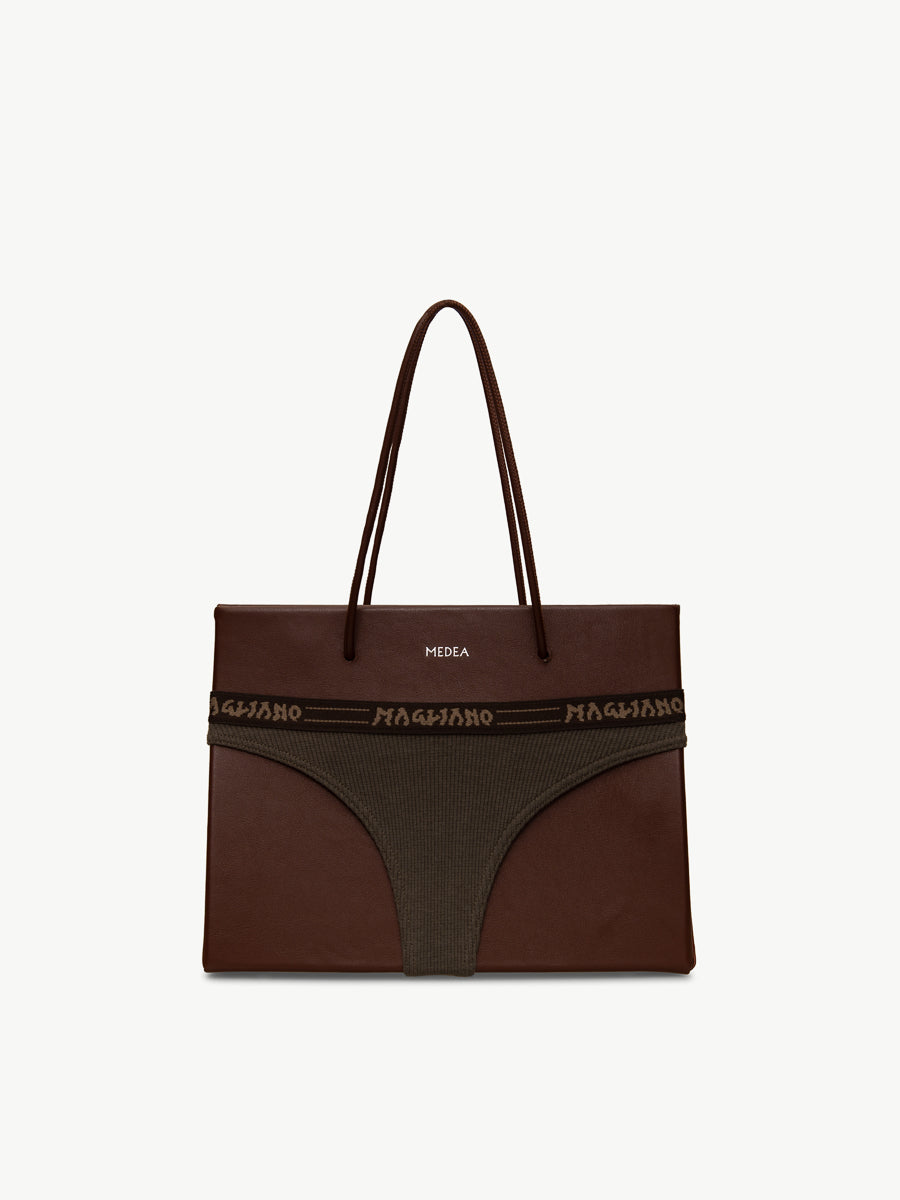 Magliano x Medea Small Mutanda Bag Brown