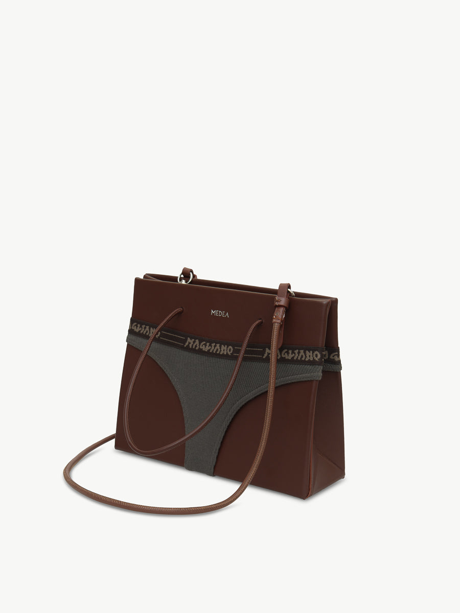 Magliano x Medea Small Mutanda Bag Brown