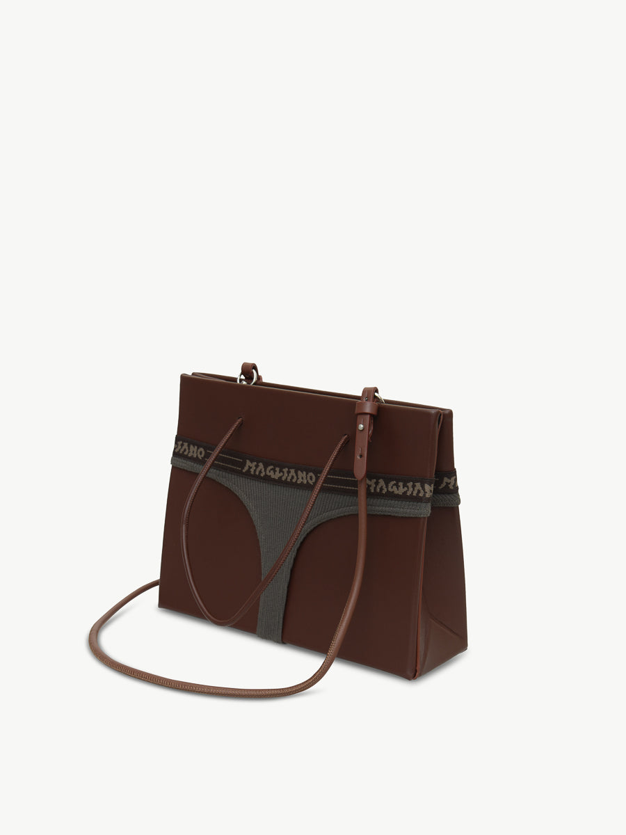 Magliano x Medea Small Mutanda Bag Brown