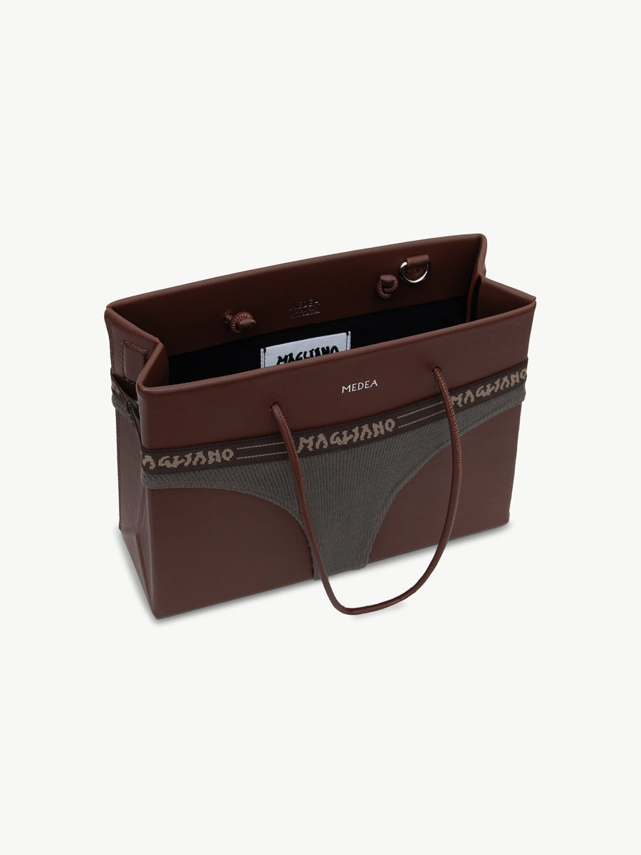 Magliano x Medea Small Mutanda Bag Brown