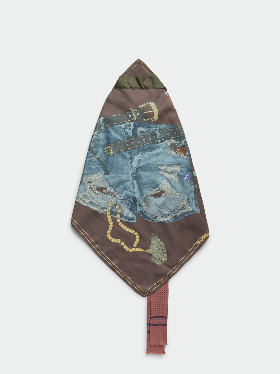Manifesto Foulard Top Brown