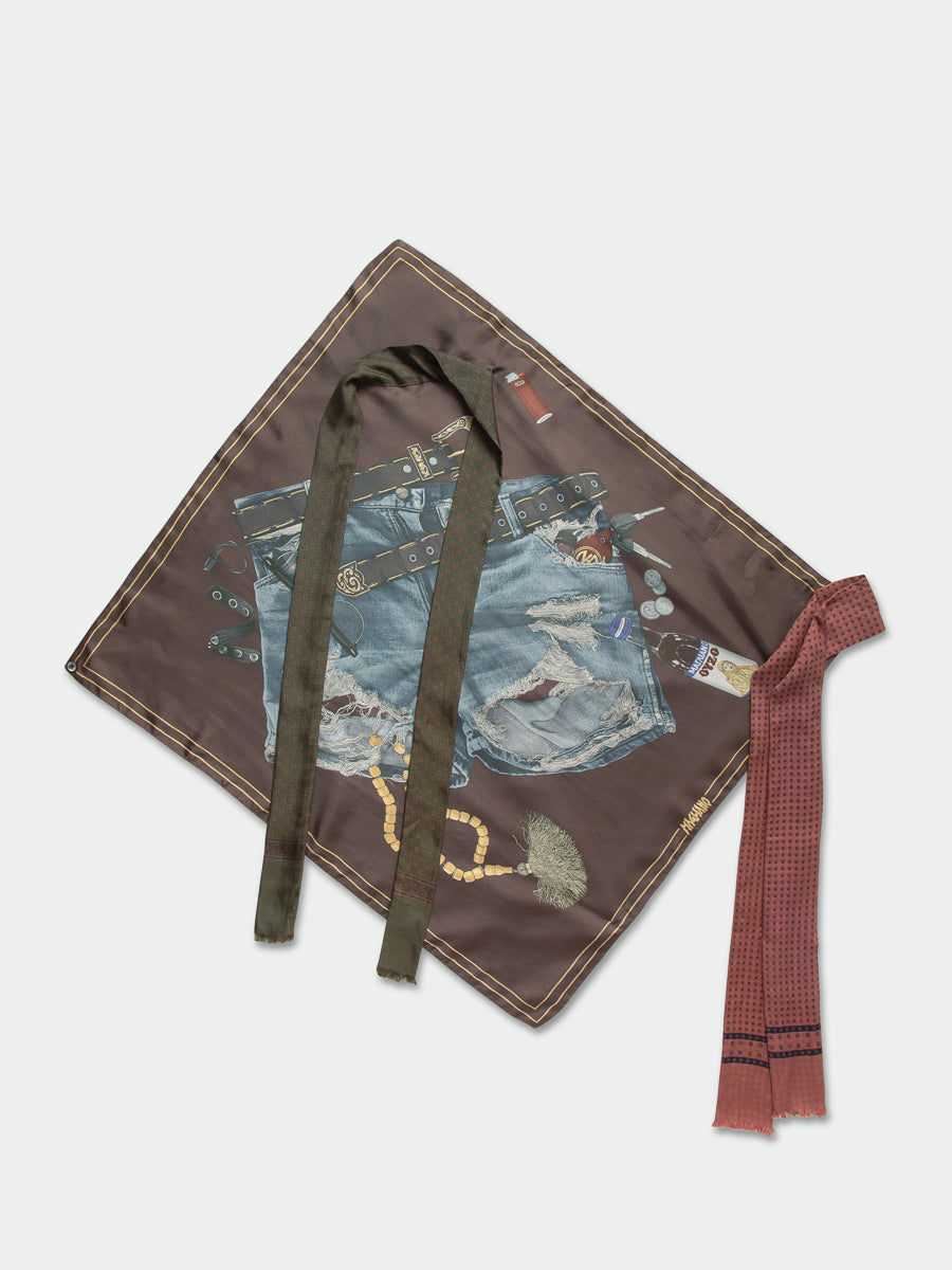 Manifesto Foulard Top Brown