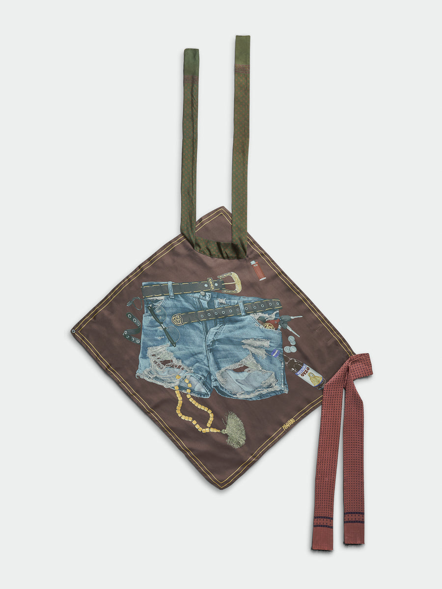 Manifesto Foulard Top Brown