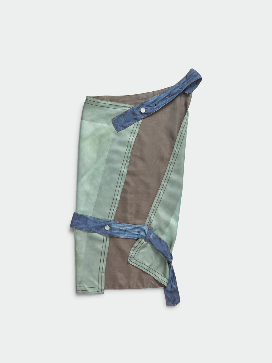 Manifesto Foulard Top Green
