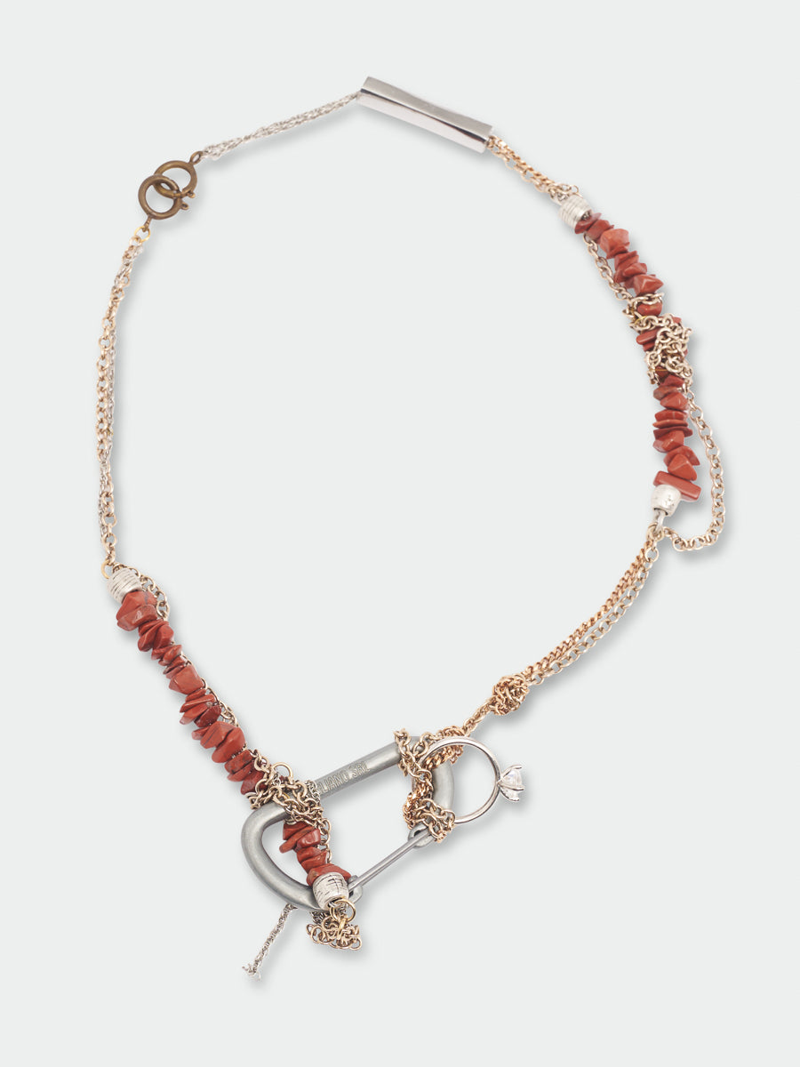 Mess Of A Camping Necklace Silver